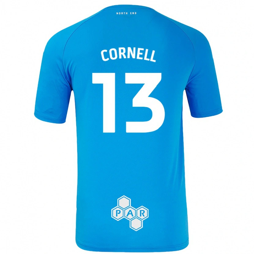 Danxen Kid David Cornell #13 Sky Blue Away Jersey 2024/25 T-Shirt