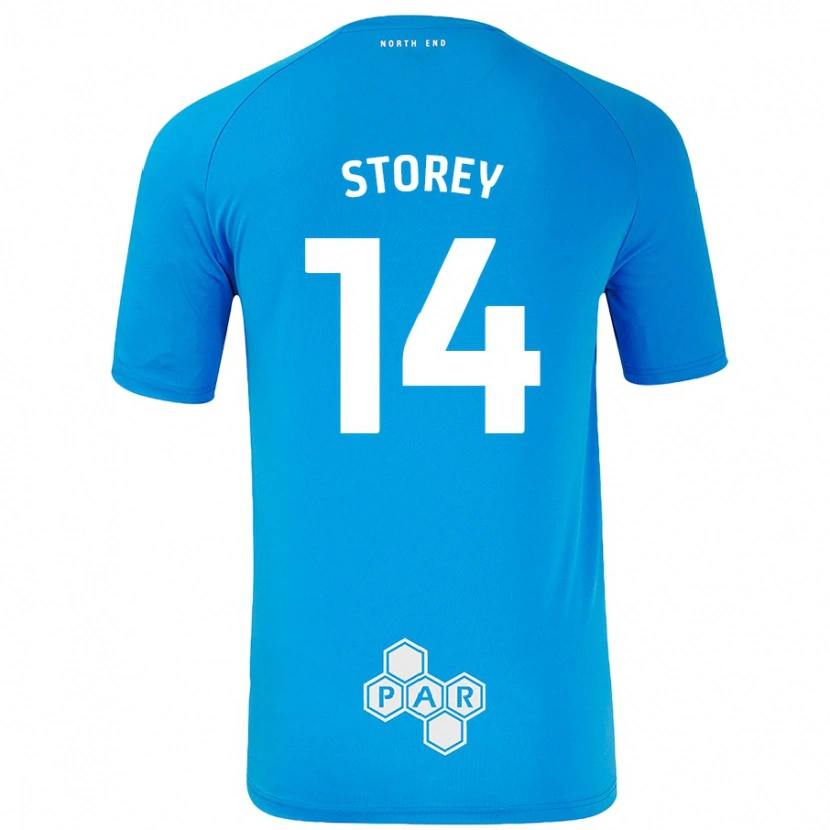 Danxen Kid Jordan Storey #14 Sky Blue Away Jersey 2024/25 T-Shirt