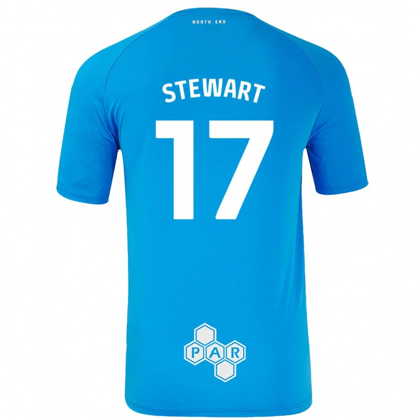 Danxen Kid Layton Stewart #17 Sky Blue Away Jersey 2024/25 T-Shirt