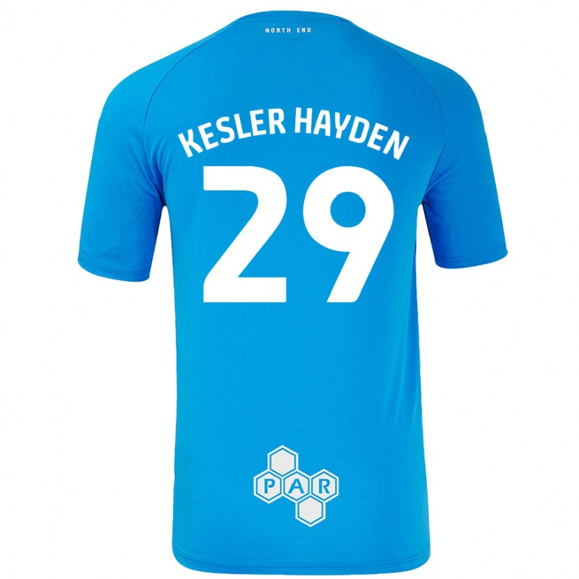 Danxen Kid Kaine Kesler-Hayden #29 Sky Blue Away Jersey 2024/25 T-Shirt