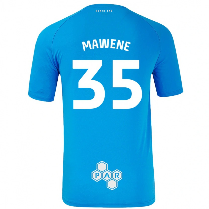 Danxen Kid Noah Mawene #35 Sky Blue Away Jersey 2024/25 T-Shirt