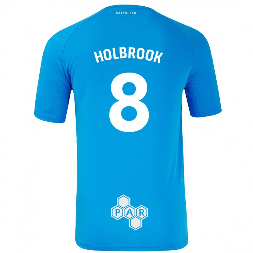 Danxen Kid Jess Holbrook #8 Sky Blue Away Jersey 2024/25 T-Shirt