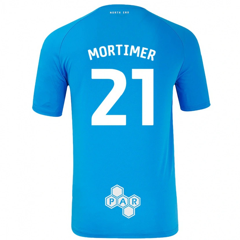 Danxen Kid Jodie Mortimer #21 Sky Blue Away Jersey 2024/25 T-Shirt