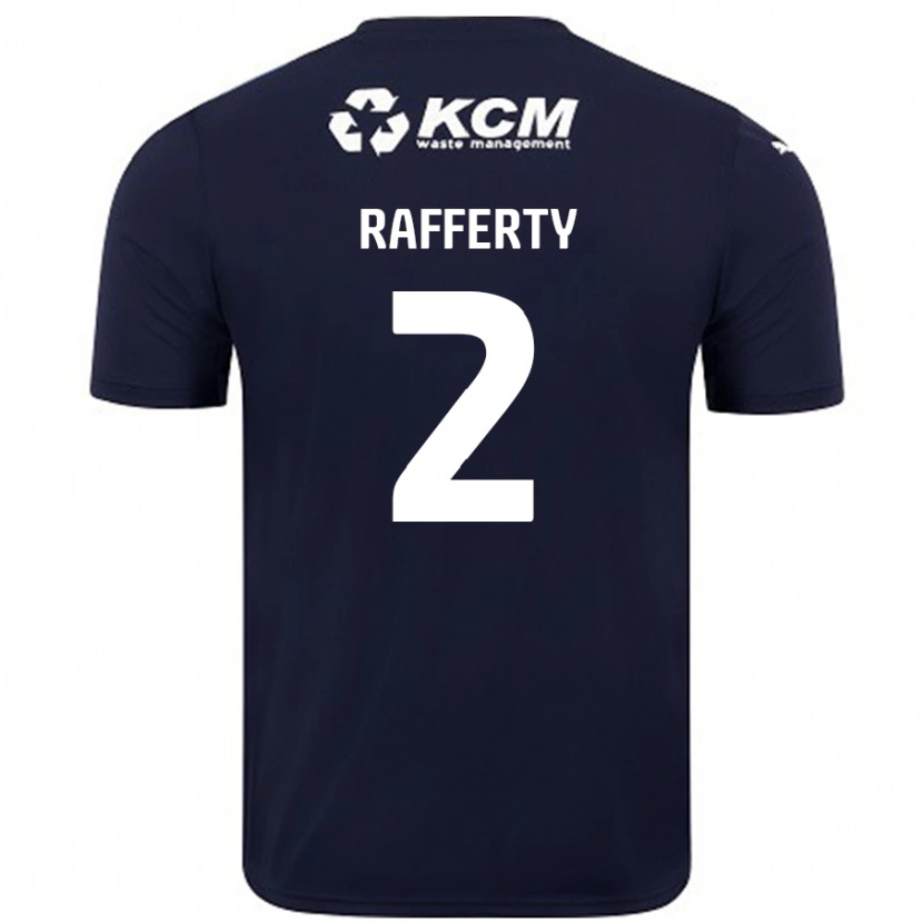 Danxen Kid Joe Rafferty #2 Navy Blue Away Jersey 2024/25 T-Shirt