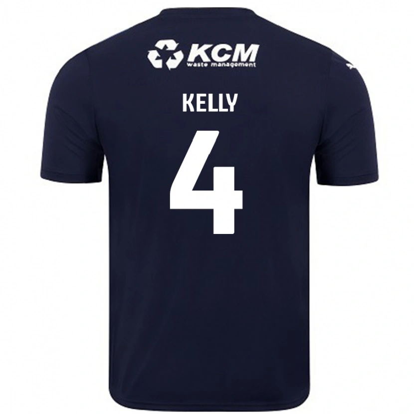 Danxen Kid Liam Kelly #4 Navy Blue Away Jersey 2024/25 T-Shirt