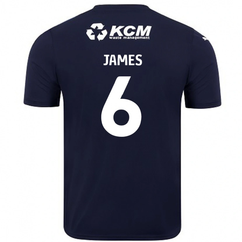 Danxen Kid Reece James #6 Navy Blue Away Jersey 2024/25 T-Shirt