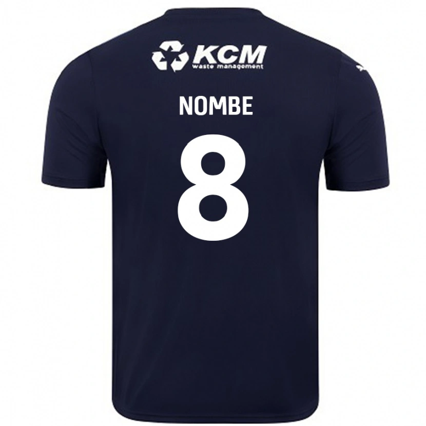 Danxen Kid Sam Nombe #8 Navy Blue Away Jersey 2024/25 T-Shirt