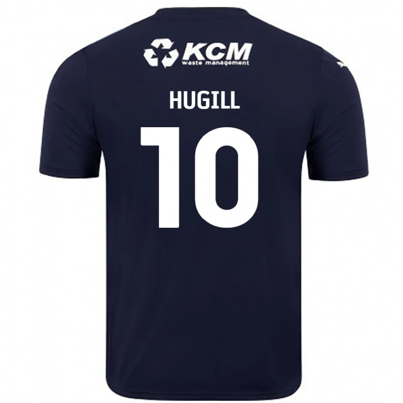 Danxen Kid Jordan Hugill #10 Navy Blue Away Jersey 2024/25 T-Shirt