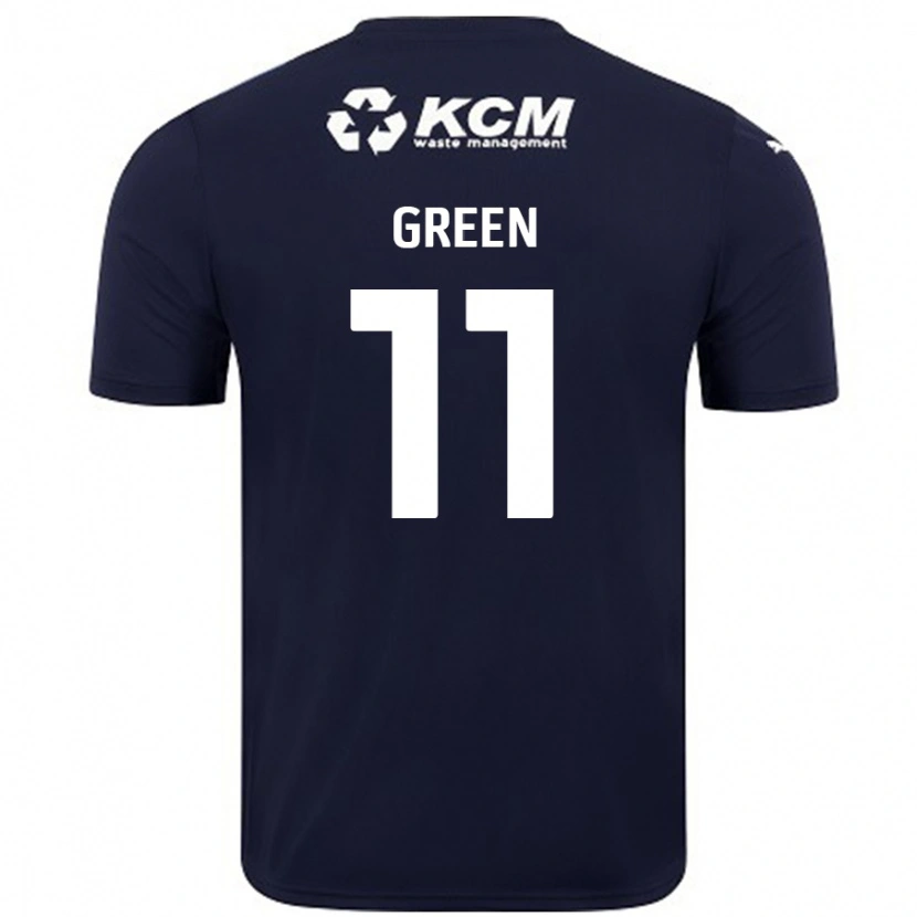 Danxen Kid Andre Green #11 Navy Blue Away Jersey 2024/25 T-Shirt