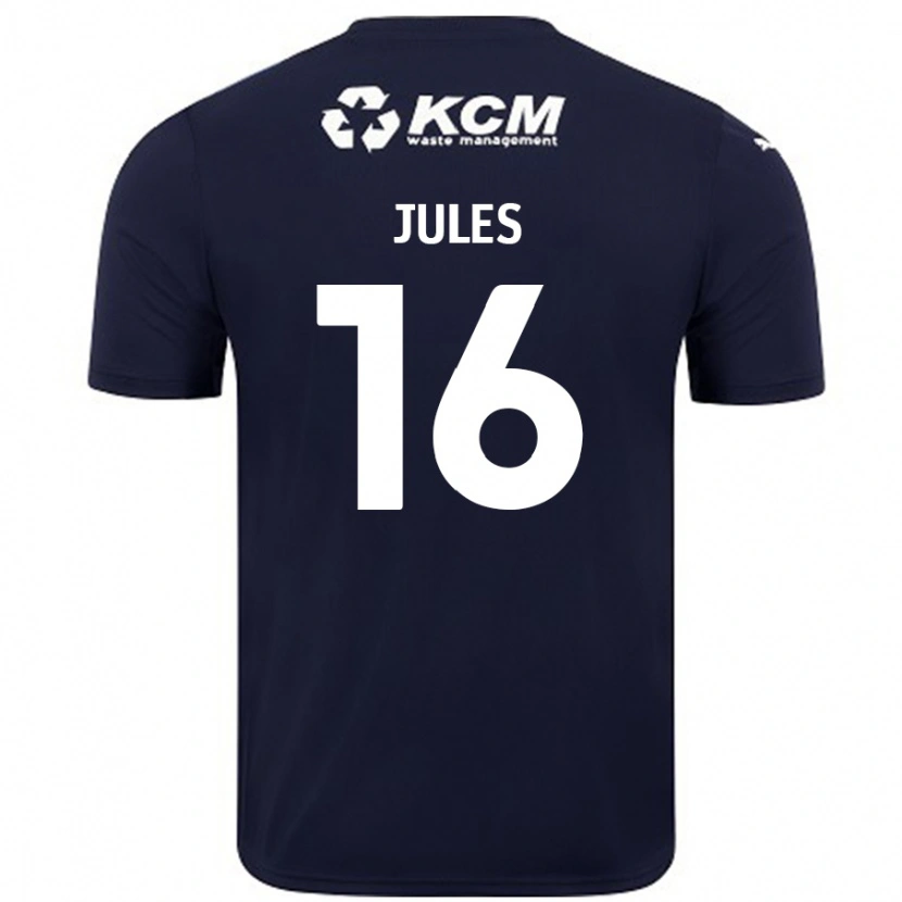 Danxen Kid Zak Jules #16 Navy Blue Away Jersey 2024/25 T-Shirt