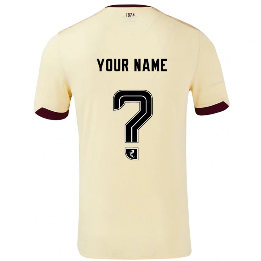 Danxen Kid Your Name #0 Cream Burgundy Away Jersey 2024/25 T-Shirt