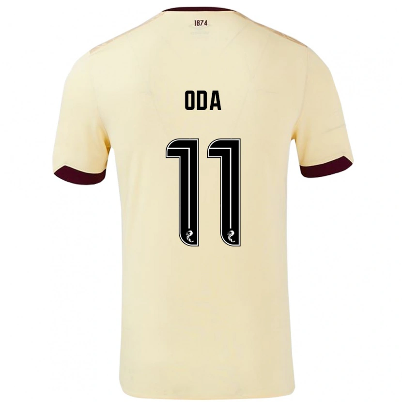 Danxen Kid Yutaro Oda #11 Cream Burgundy Away Jersey 2024/25 T-Shirt