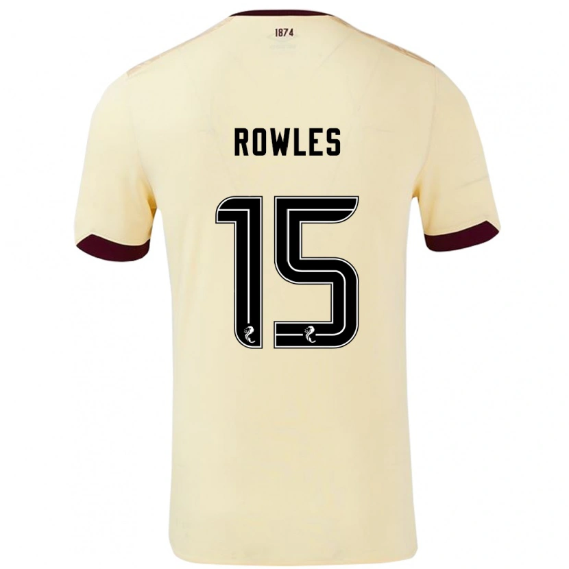 Danxen Kid Kye Rowles #15 Cream Burgundy Away Jersey 2024/25 T-Shirt