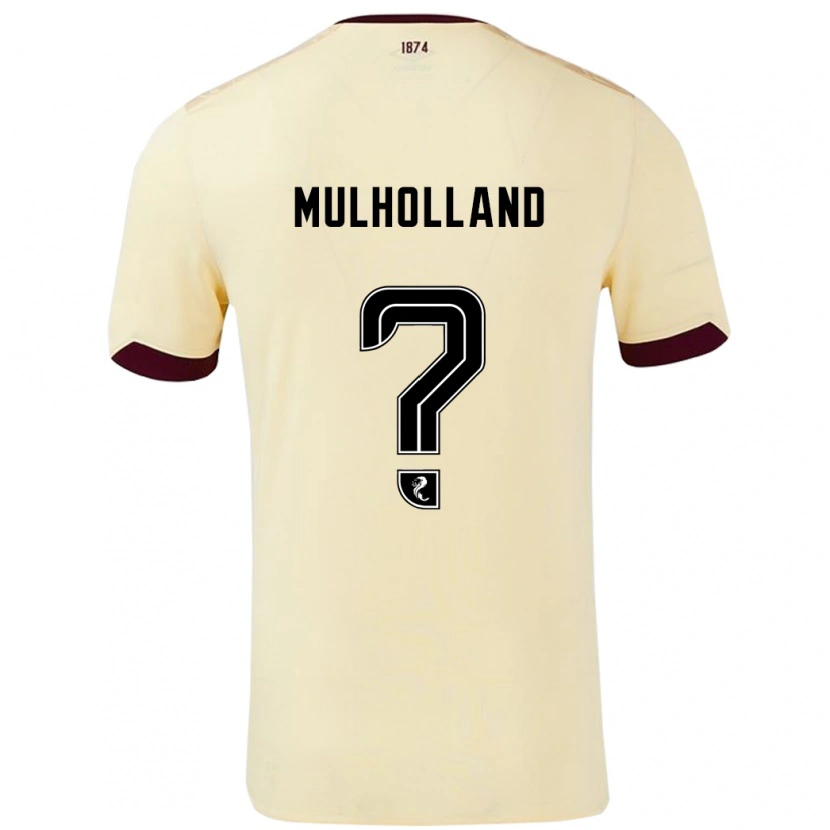 Danxen Kid James Mulholland #0 Cream Burgundy Away Jersey 2024/25 T-Shirt