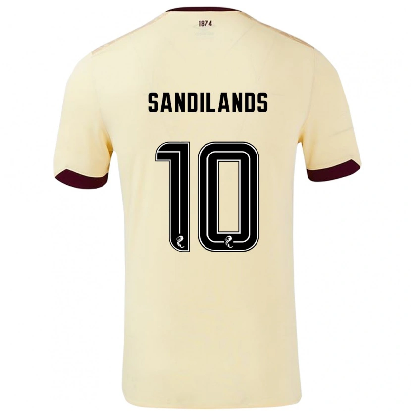 Danxen Kid Callum Sandilands #10 Cream Burgundy Away Jersey 2024/25 T-Shirt