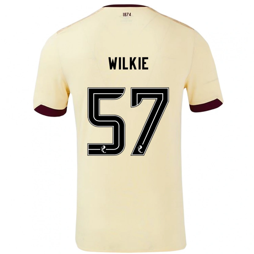 Danxen Kid Coupar Wilkie #57 Cream Burgundy Away Jersey 2024/25 T-Shirt