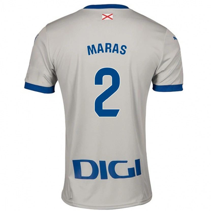 Danxen Kid Nikola Maras #2 Light Gray Away Jersey 2024/25 T-Shirt