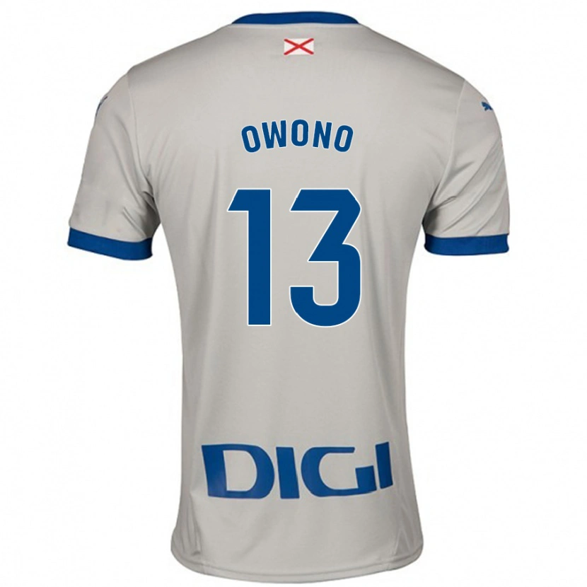 Danxen Kid Jesús Owono #13 Light Gray Away Jersey 2024/25 T-Shirt