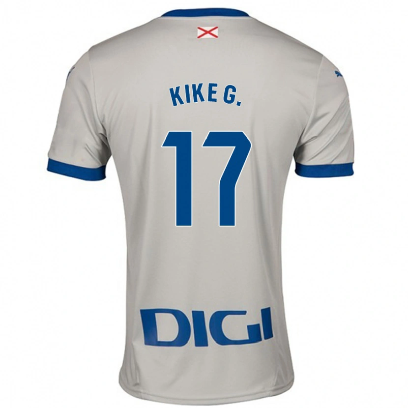 Danxen Kid Kike García #17 Light Gray Away Jersey 2024/25 T-Shirt