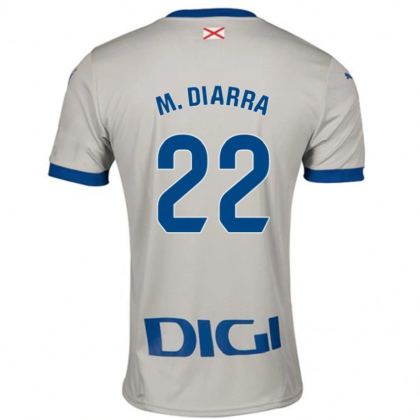 Danxen Kid Moussa Diarra #22 Light Gray Away Jersey 2024/25 T-Shirt