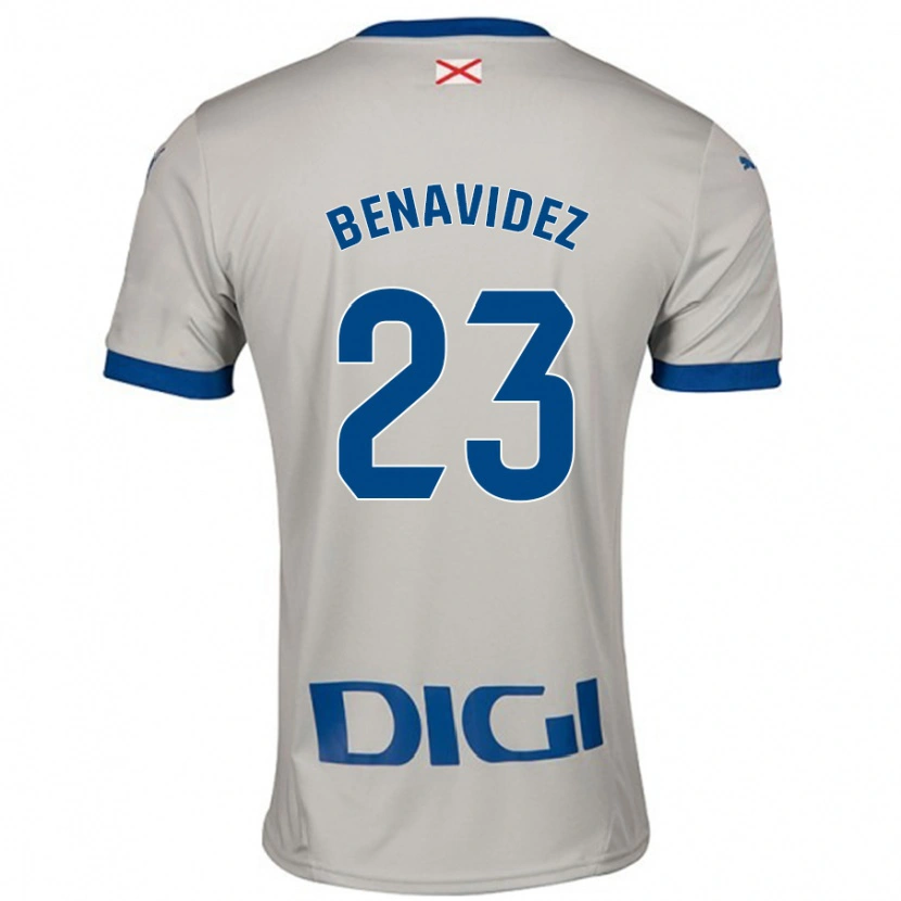 Danxen Kid Carlos Benavidez #23 Light Gray Away Jersey 2024/25 T-Shirt