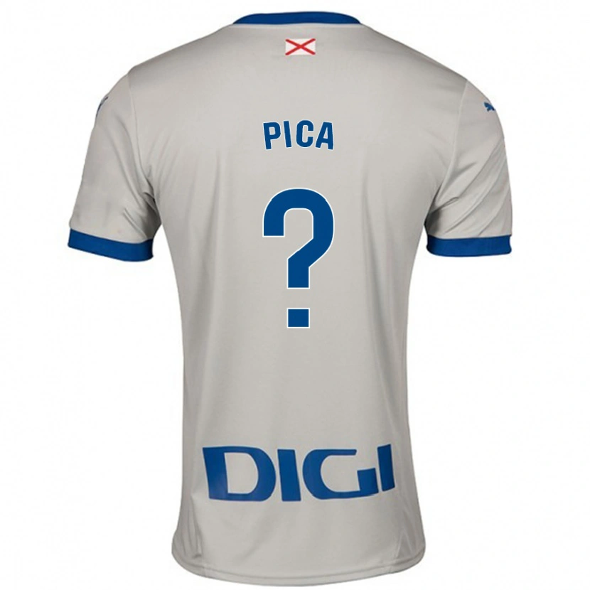 Danxen Kid Adrián Pica #0 Light Gray Away Jersey 2024/25 T-Shirt