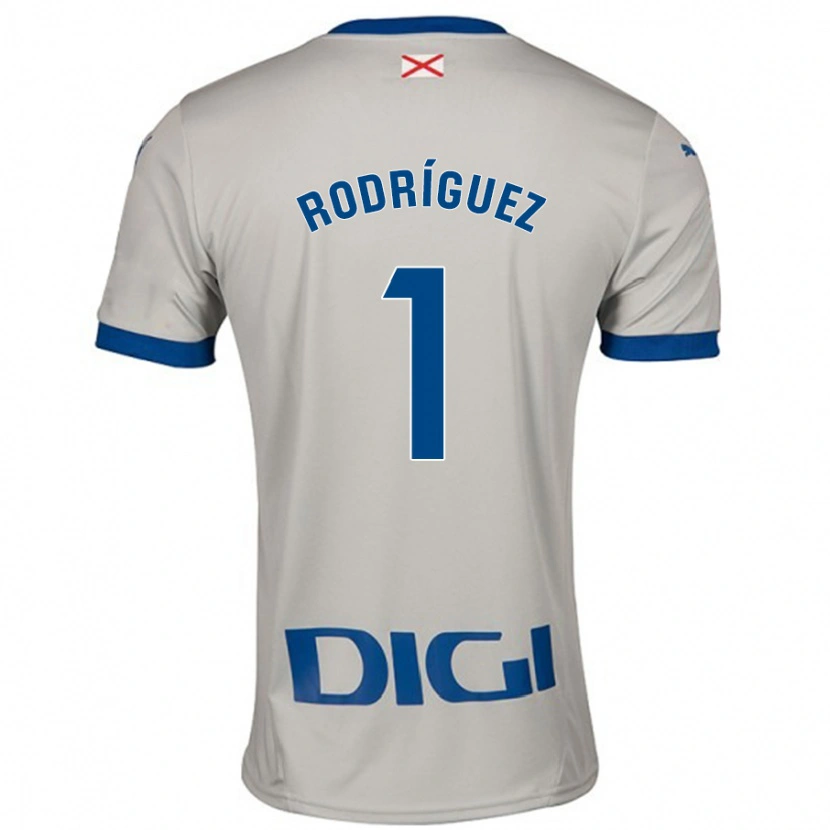 Danxen Kid Adrián Rodríguez #1 Light Gray Away Jersey 2024/25 T-Shirt