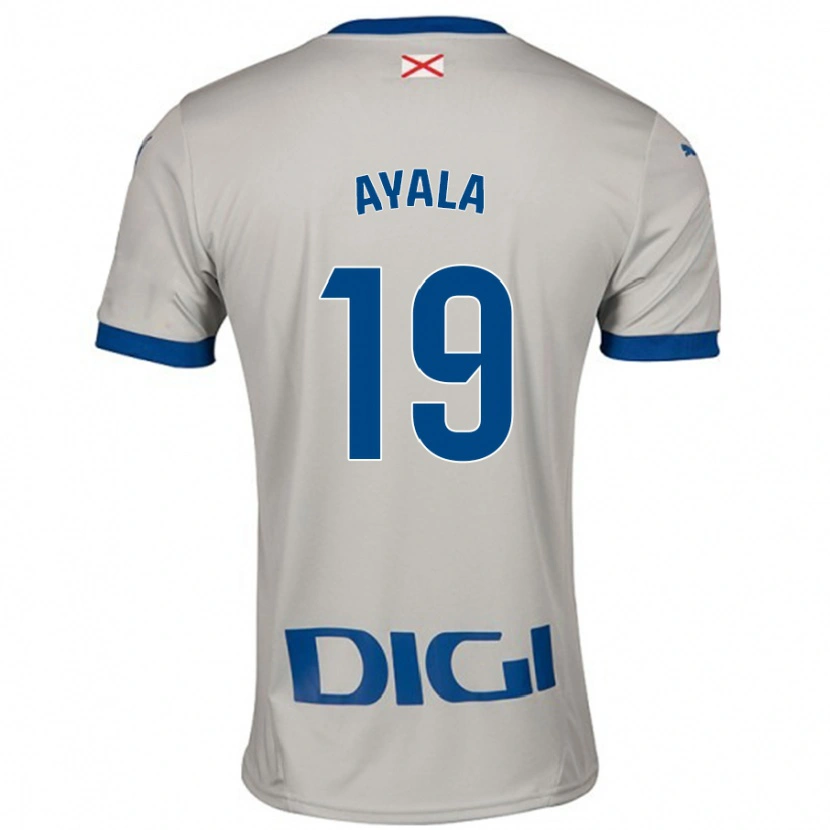 Danxen Kid Axel Ayala #19 Light Gray Away Jersey 2024/25 T-Shirt