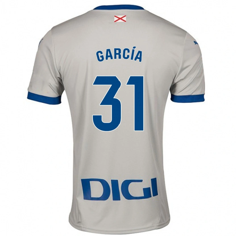 Danxen Kid Gaizka García #31 Light Gray Away Jersey 2024/25 T-Shirt