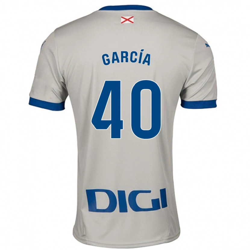 Danxen Kid Álvaro García #40 Light Gray Away Jersey 2024/25 T-Shirt