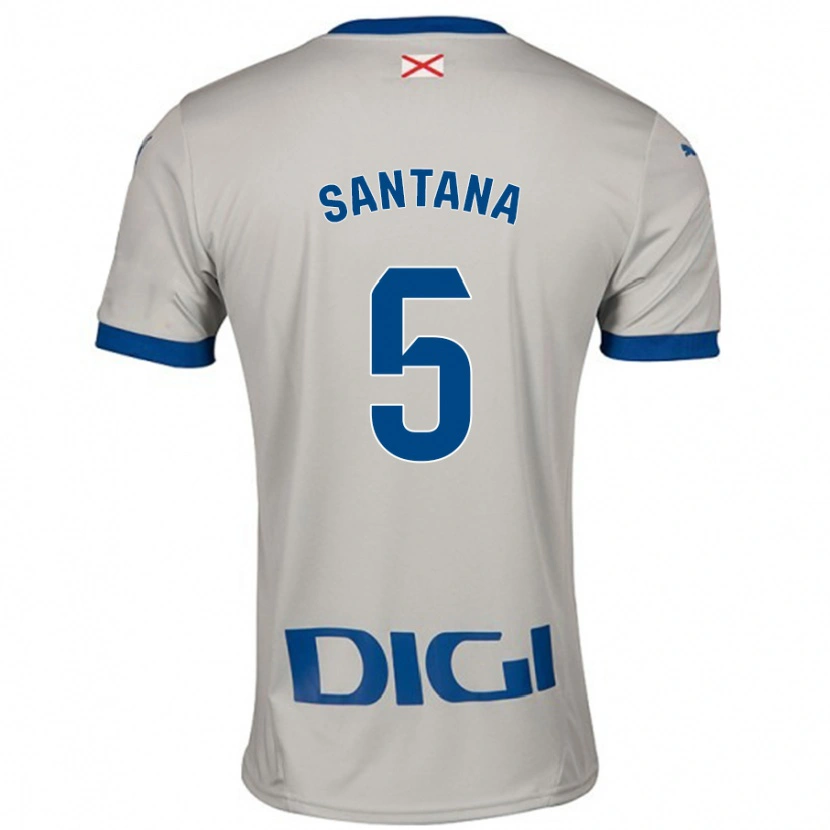 Danxen Kid Vanesa Santana #5 Light Gray Away Jersey 2024/25 T-Shirt