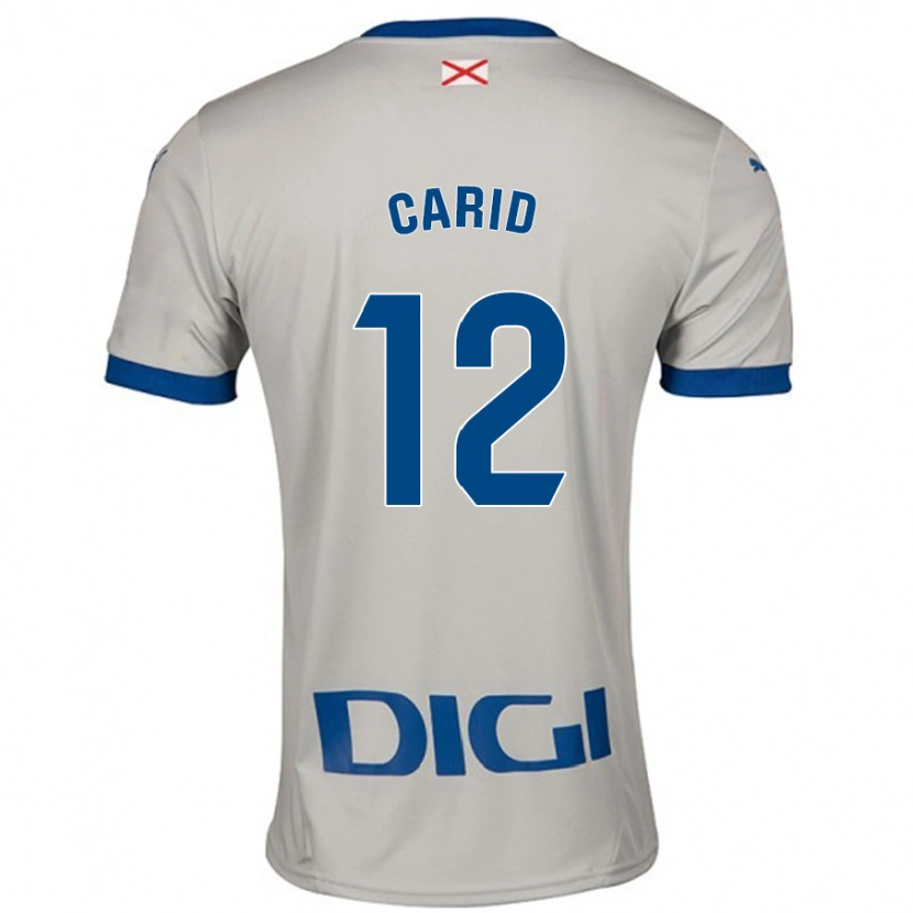 Danxen Kid Andrea Carid #12 Light Gray Away Jersey 2024/25 T-Shirt