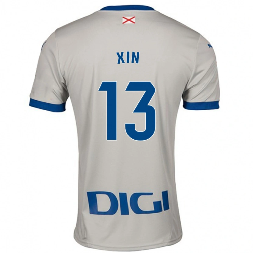 Danxen Kid Jana Xin #13 Light Gray Away Jersey 2024/25 T-Shirt