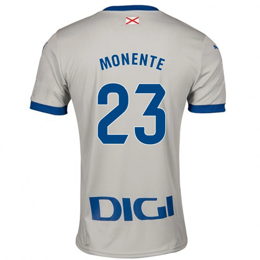 Danxen Kid Leyre Monente #23 Light Gray Away Jersey 2024/25 T-Shirt