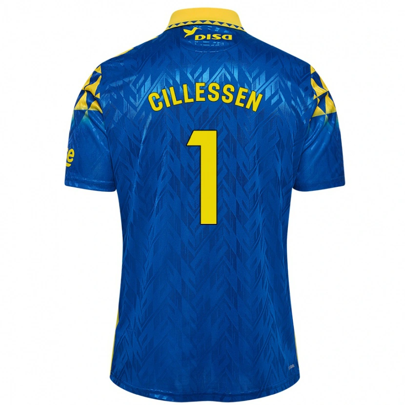 Danxen Kid Jasper Cillessen #1 Blue Yellow Away Jersey 2024/25 T-Shirt