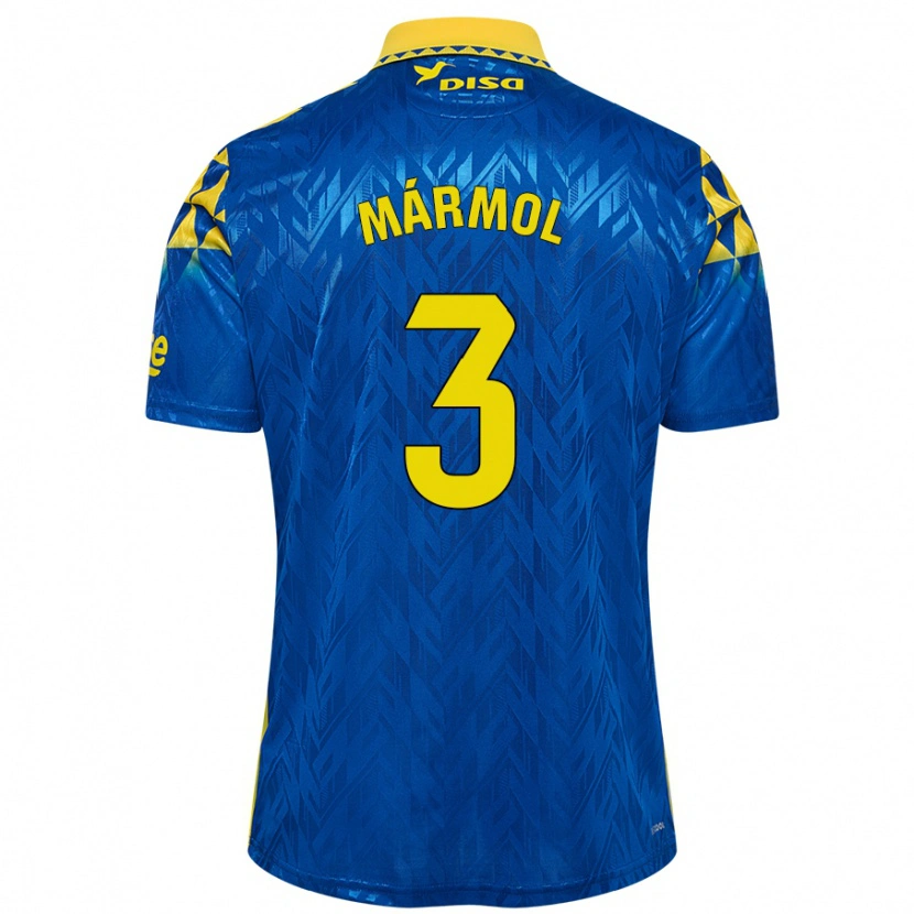 Danxen Kid Mika Mármol #3 Blue Yellow Away Jersey 2024/25 T-Shirt