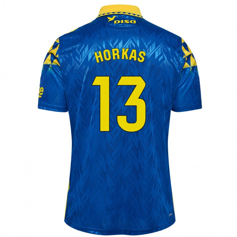 Danxen Kid Dinko Horkas #13 Blue Yellow Away Jersey 2024/25 T-Shirt