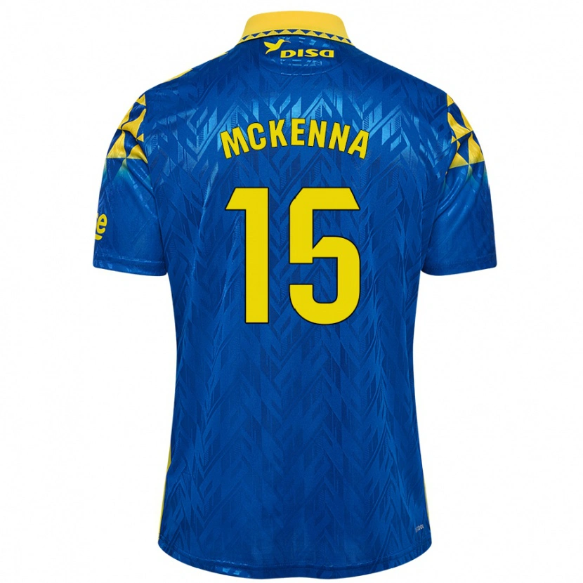 Danxen Kid Scott Mckenna #15 Blue Yellow Away Jersey 2024/25 T-Shirt