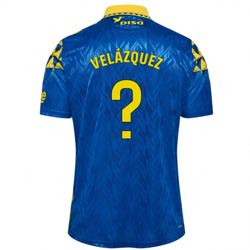 Danxen Kid Brian Velázquez #0 Blue Yellow Away Jersey 2024/25 T-Shirt