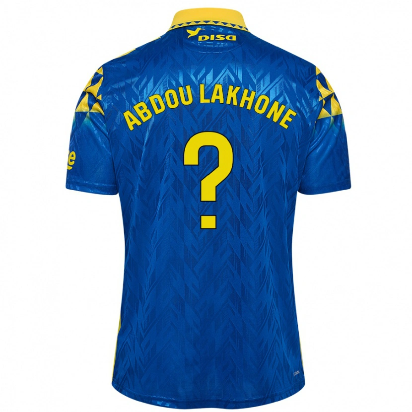 Danxen Kid Pape Abdou Lakhone #0 Blue Yellow Away Jersey 2024/25 T-Shirt