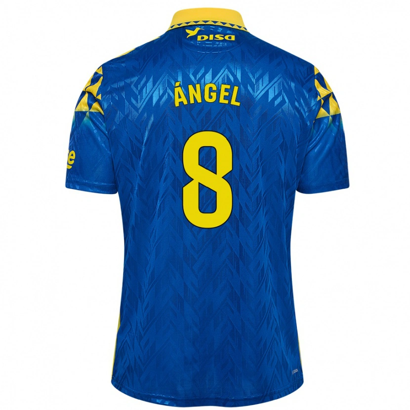 Danxen Kid José Ángel #8 Blue Yellow Away Jersey 2024/25 T-Shirt