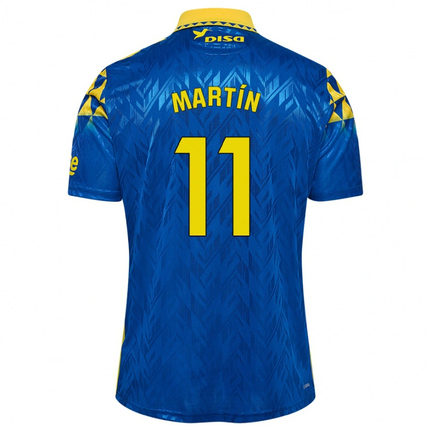 Danxen Kid Diego Martín #11 Blue Yellow Away Jersey 2024/25 T-Shirt