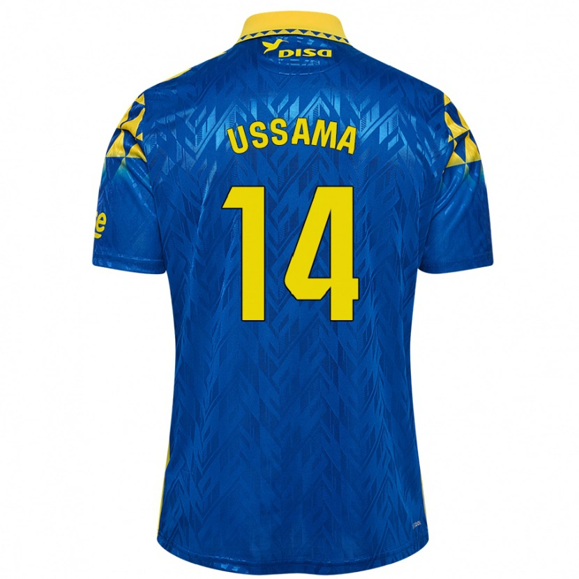 Danxen Kid Ussama #14 Blue Yellow Away Jersey 2024/25 T-Shirt