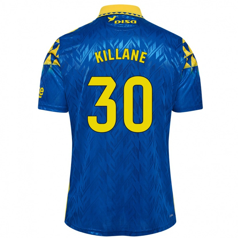 Danxen Kid Álvaro Killane #30 Blue Yellow Away Jersey 2024/25 T-Shirt