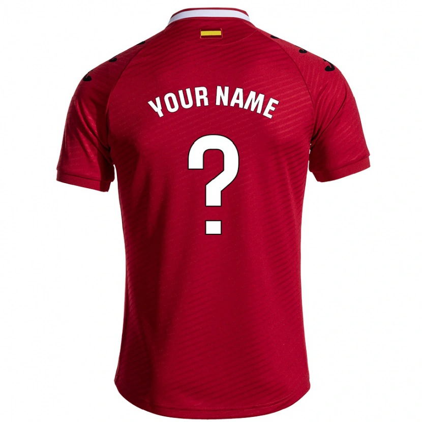 Danxen Kid Your Name #0 Dark Red Away Jersey 2024/25 T-Shirt