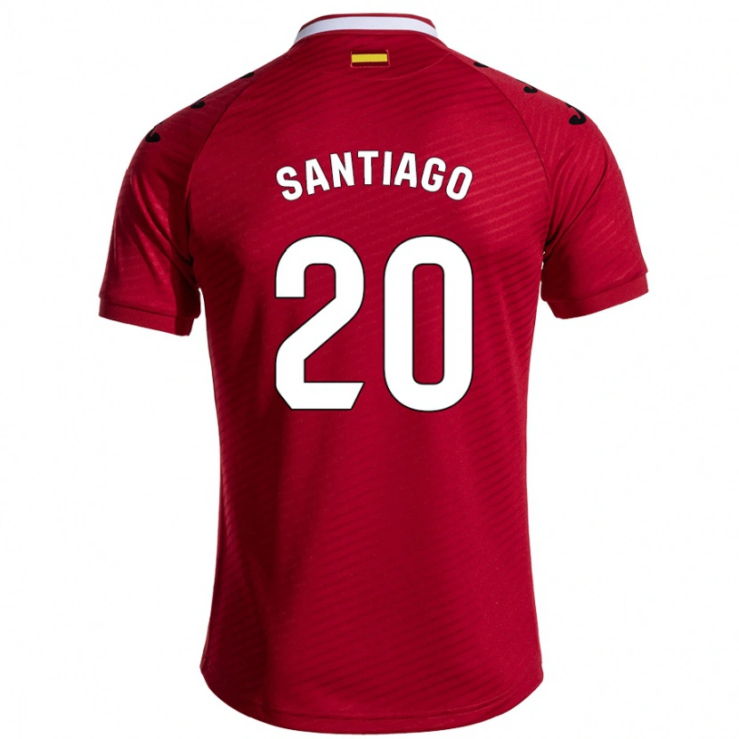 Danxen Kid Yellu Santiago #20 Dark Red Away Jersey 2024/25 T-Shirt