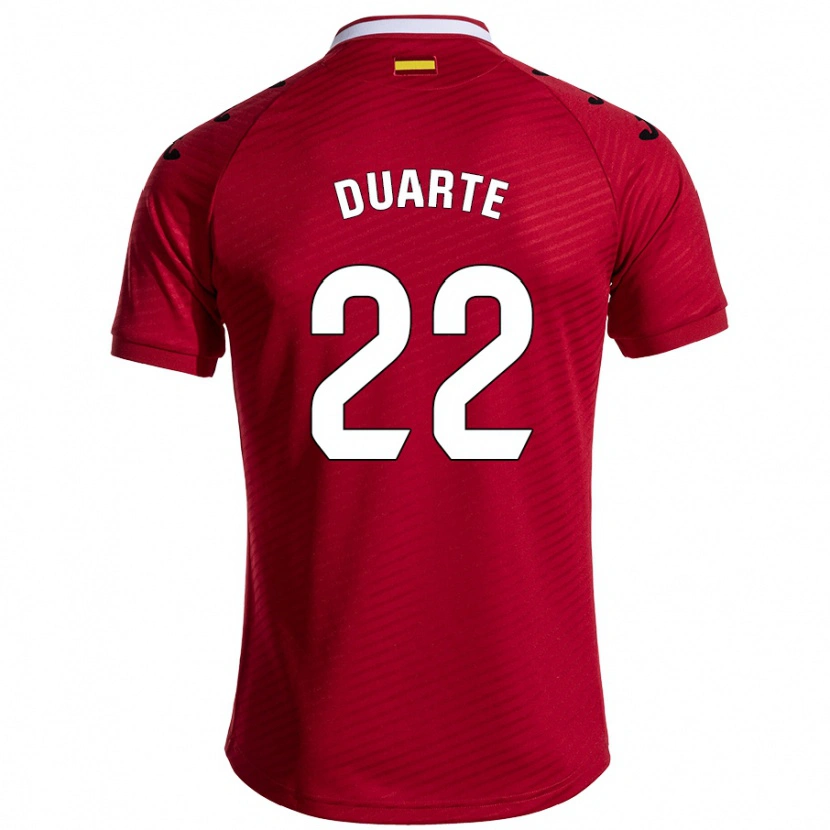 Danxen Kid Domingos Duarte #22 Dark Red Away Jersey 2024/25 T-Shirt