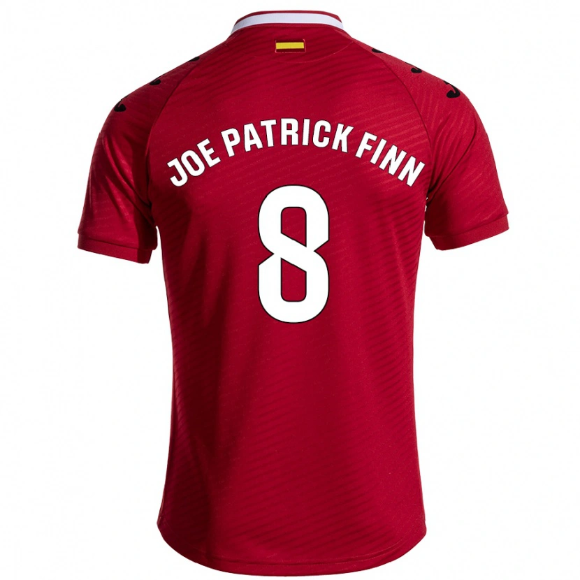 Danxen Kid John Joe Patrick Finn #8 Dark Red Away Jersey 2024/25 T-Shirt