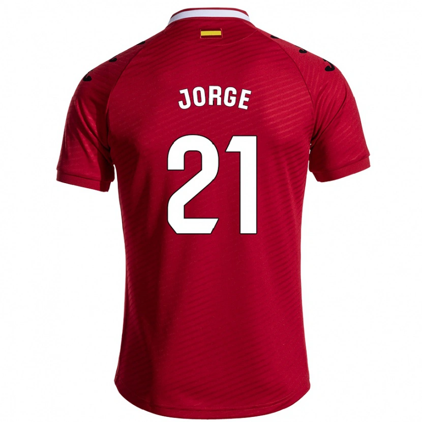 Danxen Kid Jeremy Jorge #21 Dark Red Away Jersey 2024/25 T-Shirt