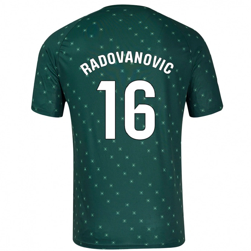 Danxen Kid Aleksandar Radovanovic #16 Dark Green Away Jersey 2024/25 T-Shirt